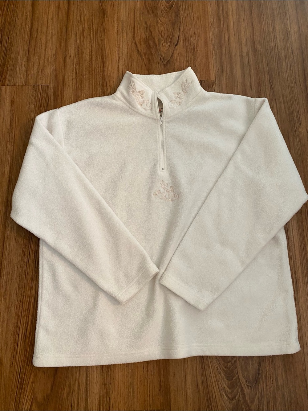 Victoria's Secret Cream Half-Zip Cowl Turtleneck Pullover
